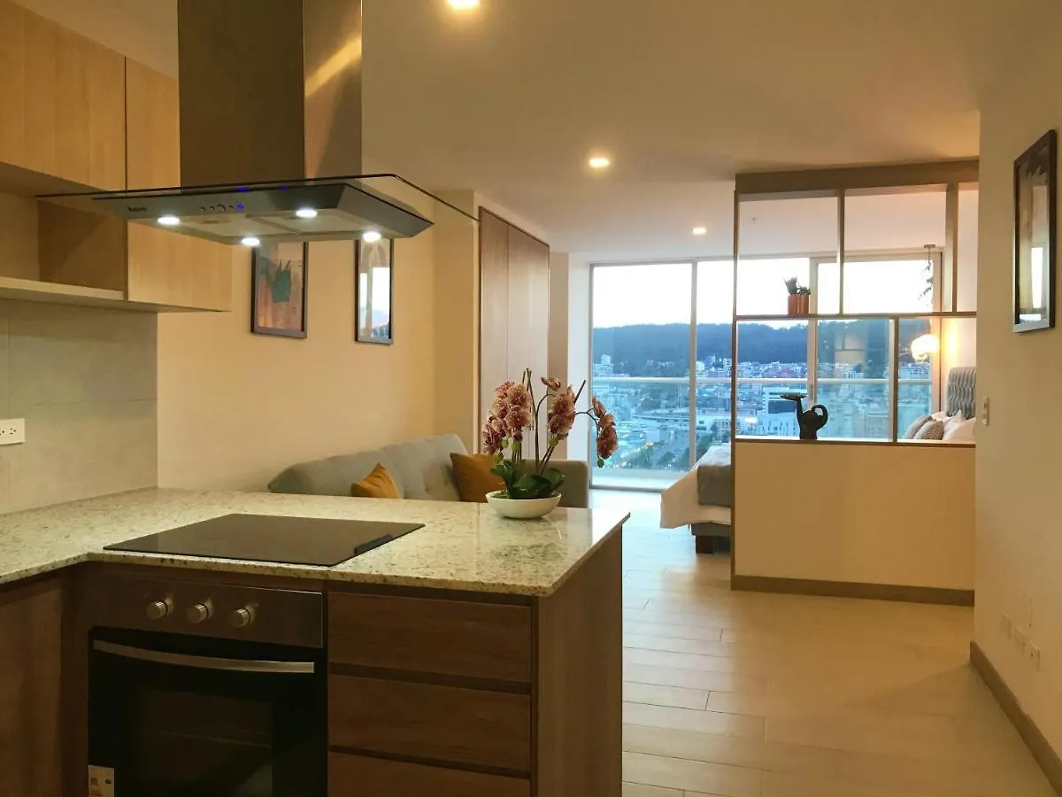 Daire Suite Apartamento Espectacular Vista La Carolina - One Quito